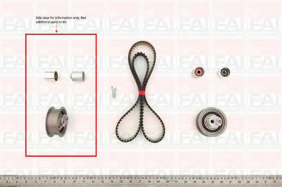FAI AUTOPARTS tbk457 -  Комплект ремня ГРМ